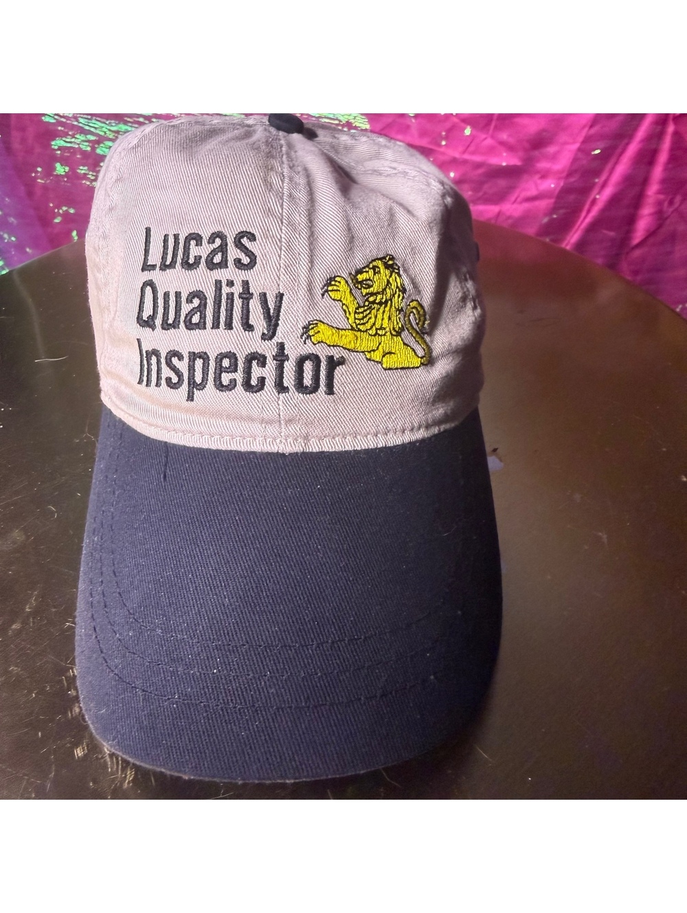 Lucas Quality Inspector Hat Prince of Darkness British Car MG Triumph Jaguar Cap